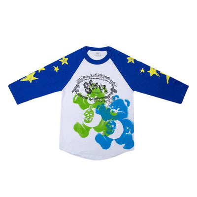 STFUTAKECARE&ENJOYYOURTRIP blue Raglan Tee