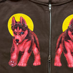Watch your doG Double zipper Hoodie